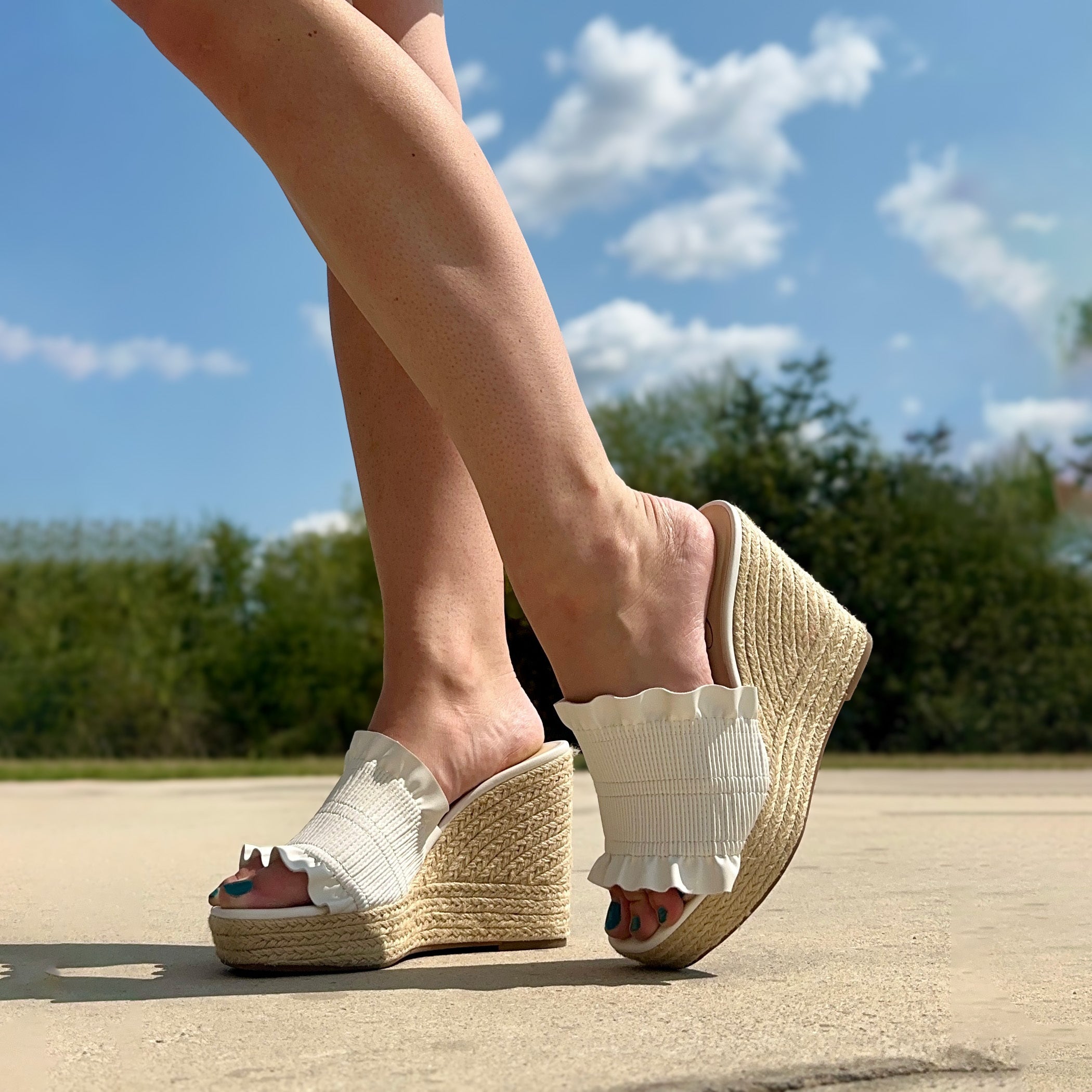 Serilda Espadrille Wedge in Bright White by Jessica Simpson KC LUXE LIFE BOUTIQUE